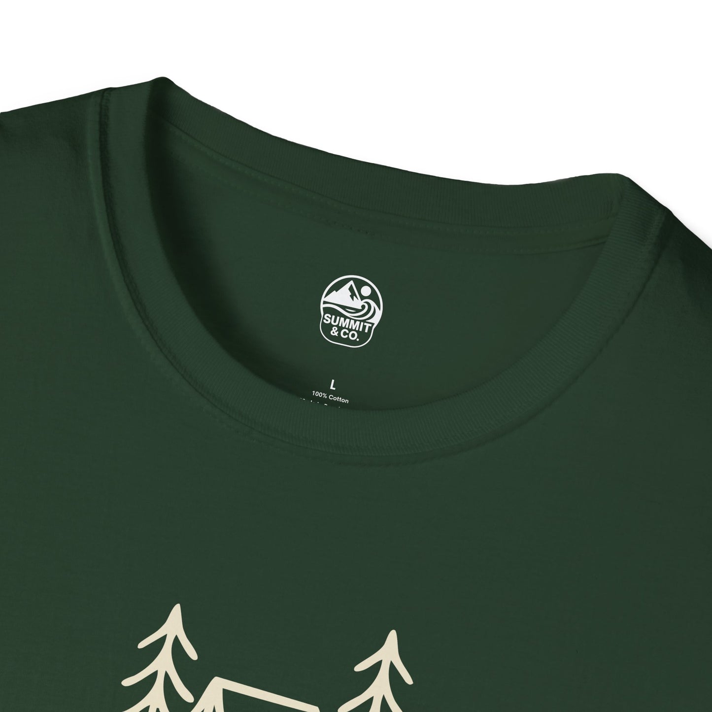 Summit&Co. Softstyle Tee-Camp More Worry Less