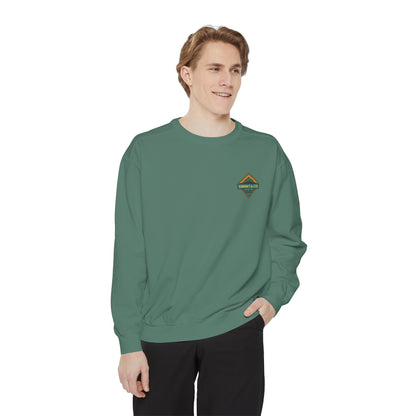 Women's Garment-Dyed Diamond Sweatshirt