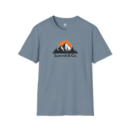 Summit&Co. Softstyle Tee-Mountain& Sun