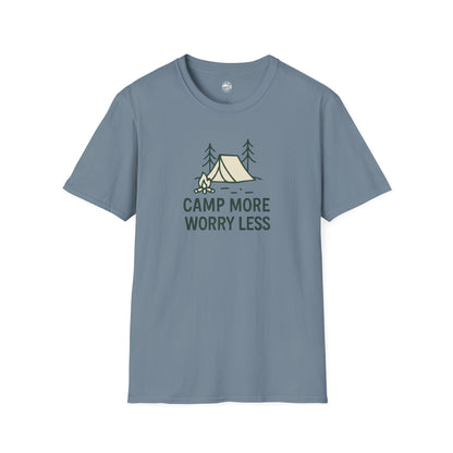 Summit&Co. Softstyle Tee-Camp More Worry Less