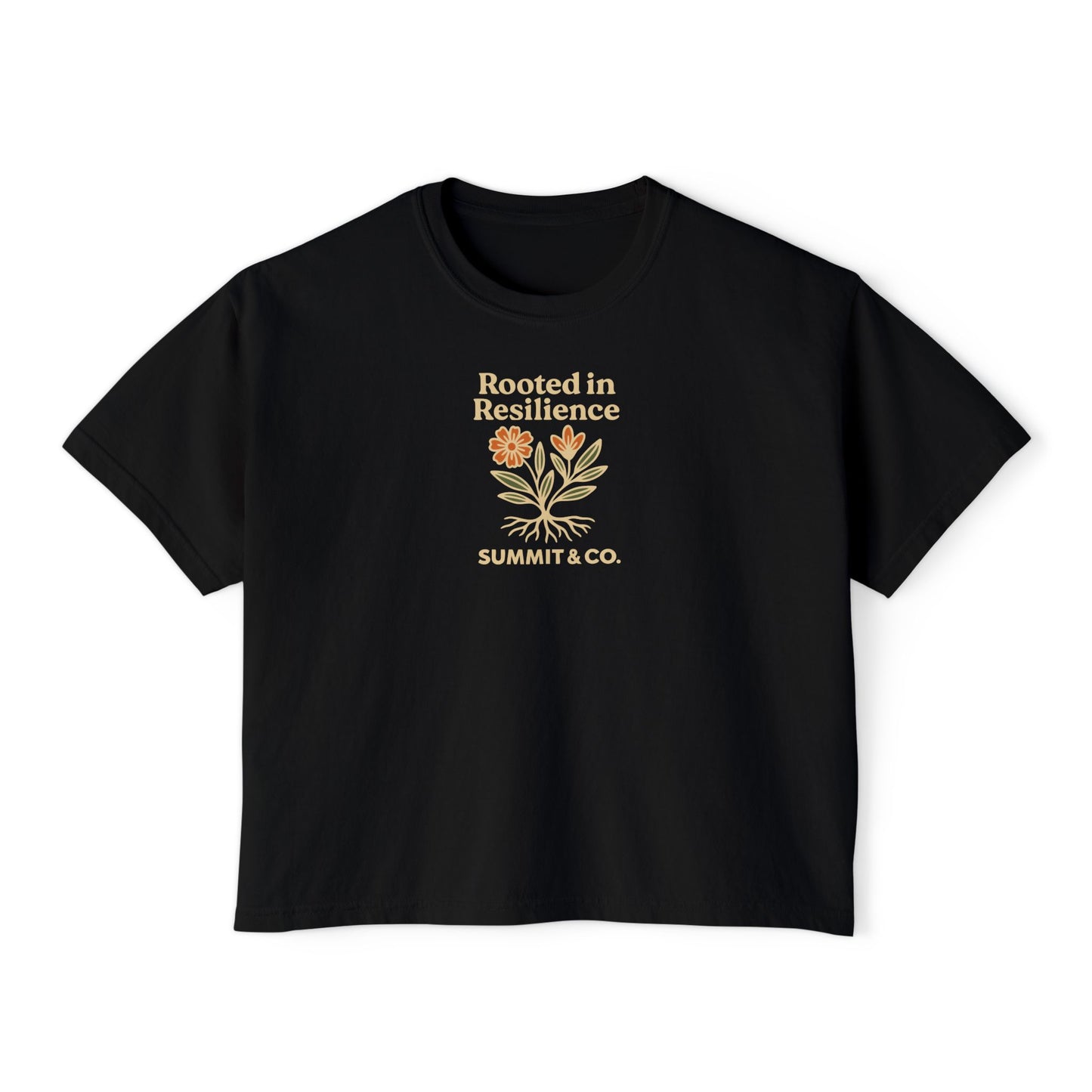 Summit&Co. Rooted in Resillience Women Boxy Tee
