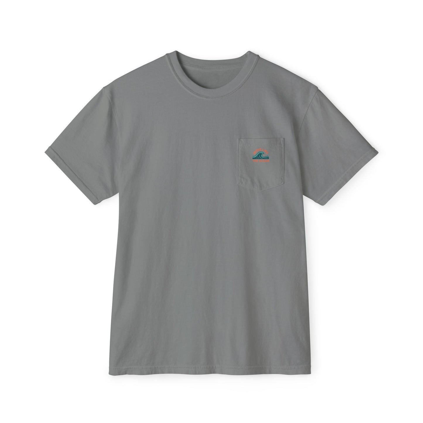 Comfortable Women's Pocket T-Shirt | Move Like The Ocean
