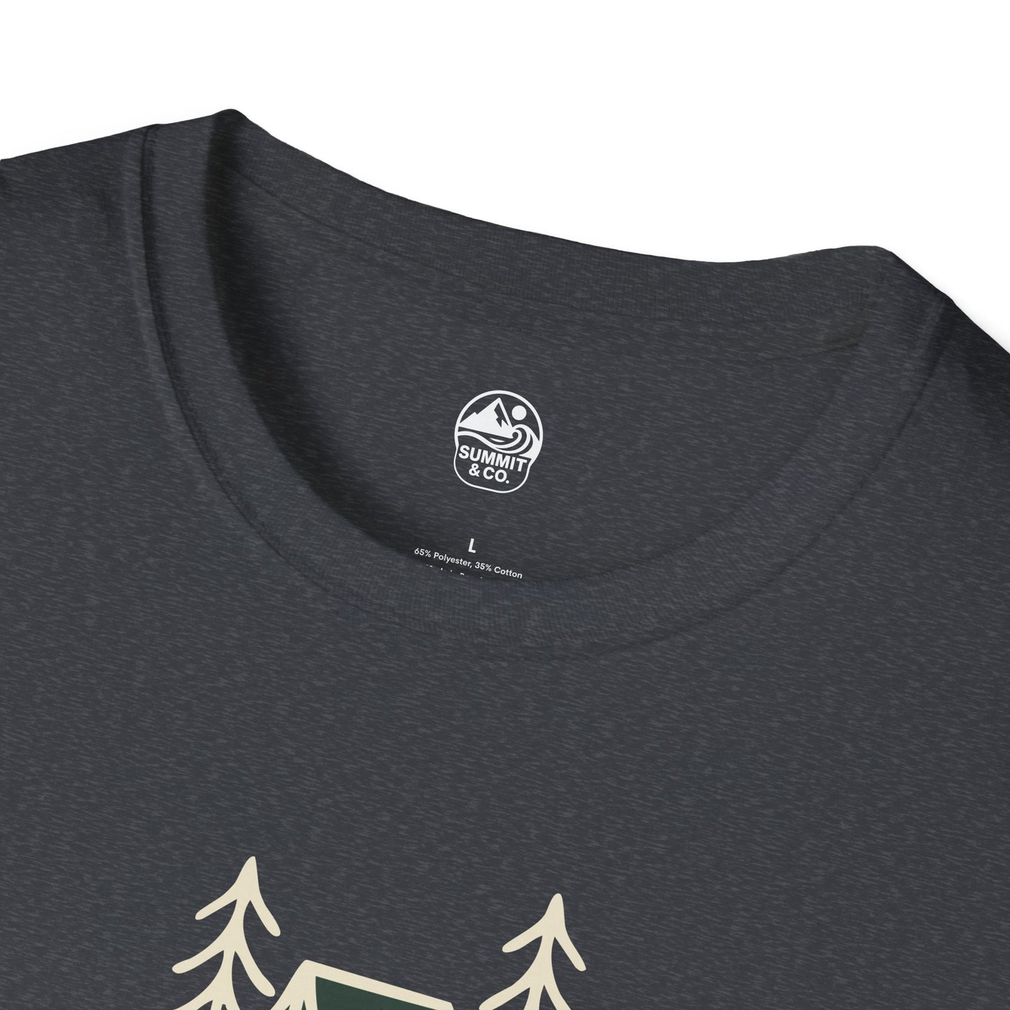 Summit&Co. Softstyle Tee-Camp More Worry Less