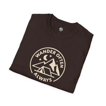 Summit&Co.  Softstyle Tee-Wander Often Always