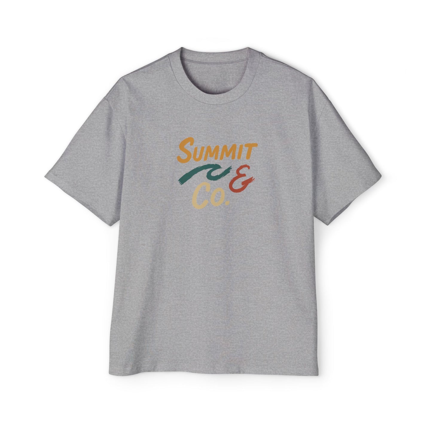 Men's Heavy Oversized Tee - Brushes T-Shirt