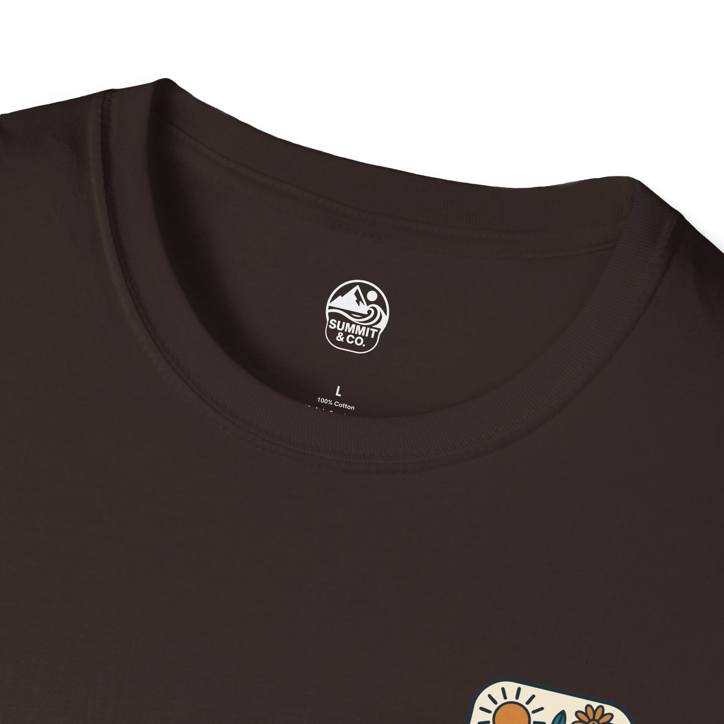 Summit&Co. Softsyle Tee-Floral Logo