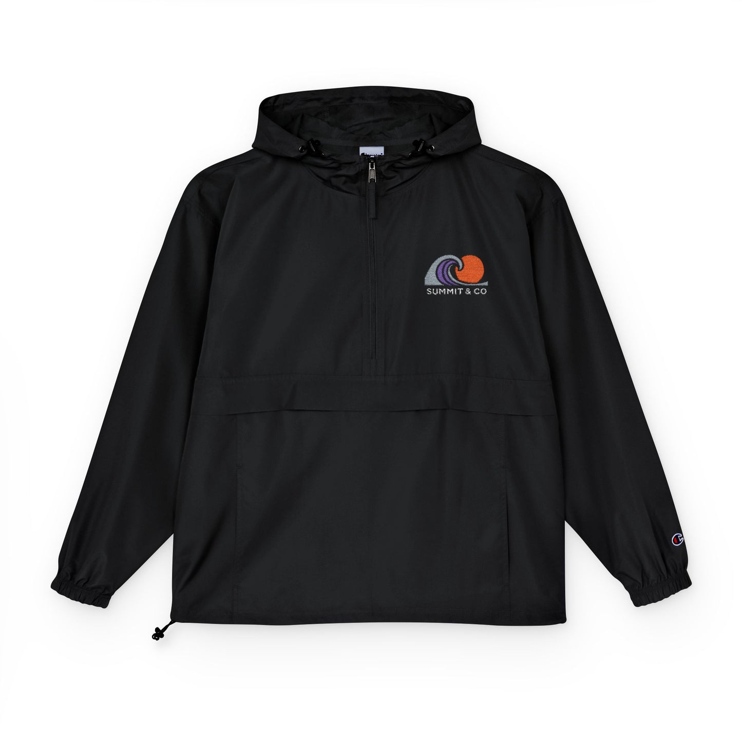 Packable Anorak Jacket with Summit & Co. Wavey Design