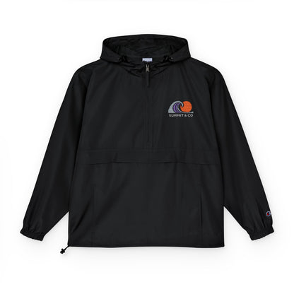 Packable Anorak Jacket with Summit & Co. Wavey Design
