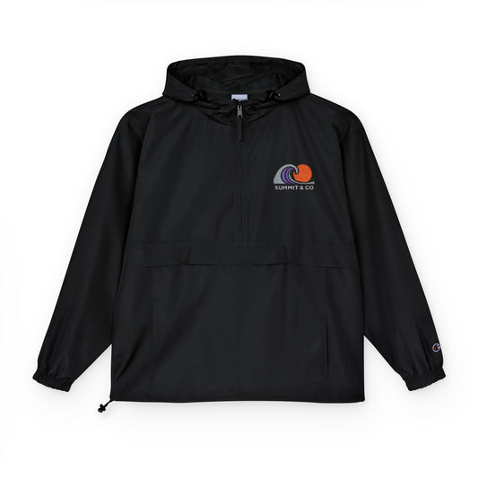 Packable Anorak Jacket with Summit & Co. Wavey Design
