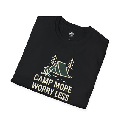Summit&Co. Softstyle Tee-Camp More Worry Less