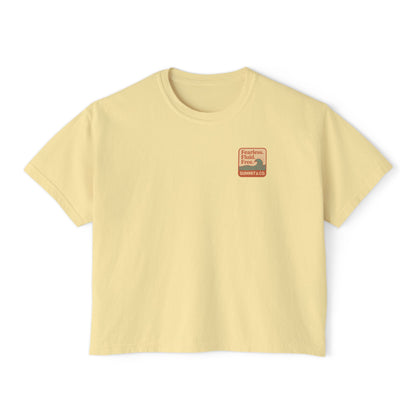 Summit&Co. Women Boxy Tee Fearless Fluid Free