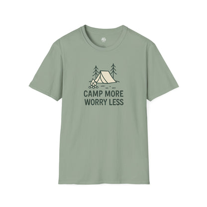 Summit&Co. Softstyle Tee-Camp More Worry Less