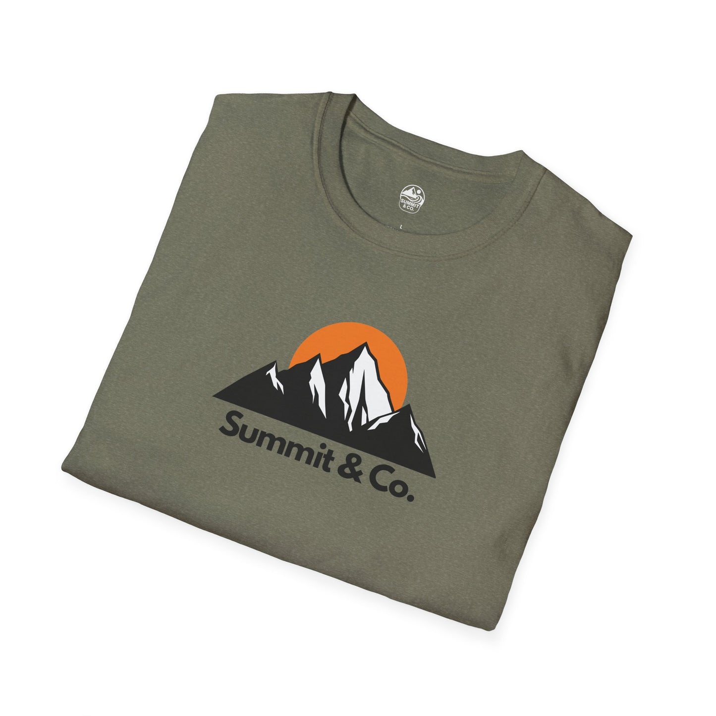 Summit&Co. Softstyle Tee-Mountain& Sun