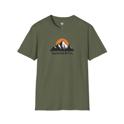 Summit&Co. Softstyle Tee-Mountain& Sun