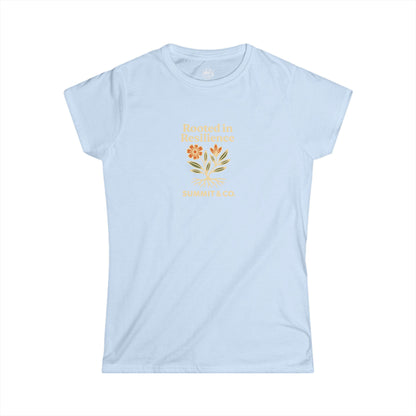 Summit&Co. Women's Slim Rooted In Resillience Tee