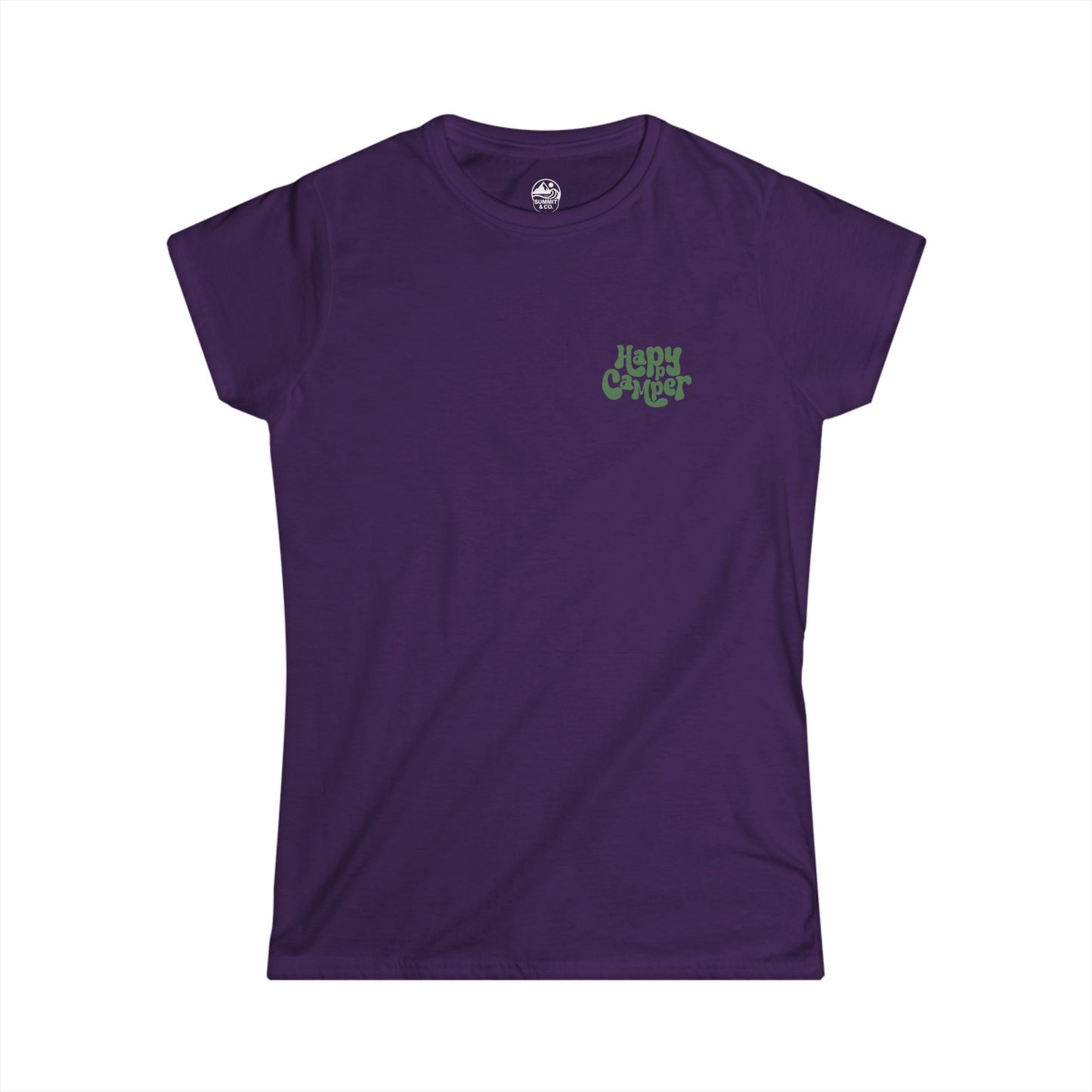 Summit&Co. Women's Slim Happy Camper Tee