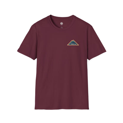 Summit&Co. Softstyle Tee-Mountain& Line