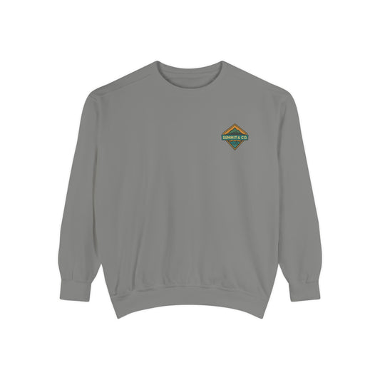 Unisex Garment-Dyed Diamond Sweatshirt