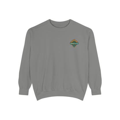Women's Garment-Dyed Diamond Sweatshirt