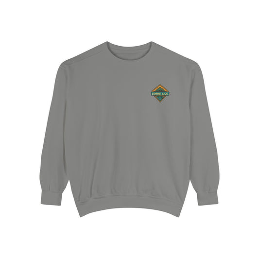 Women's Garment-Dyed Diamond Sweatshirt