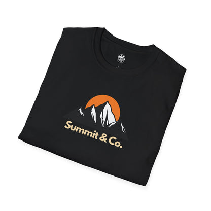 Summit&Co. Softstyle Tee-Mountain& Sun