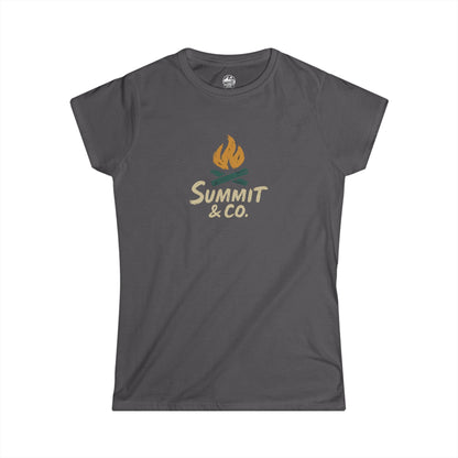 Summit&Co. Women's Slim Brush Fire Tee