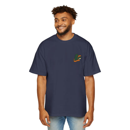 Men's Heavy Oversized Tee-Skate Logo