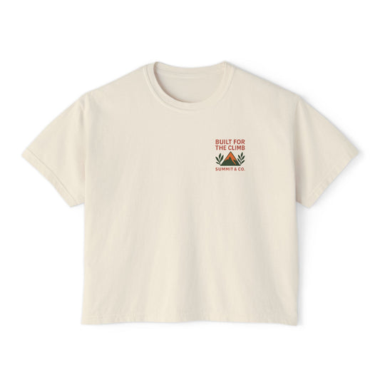 Summit&Co. Women Boxy Tee-Built For the Climb