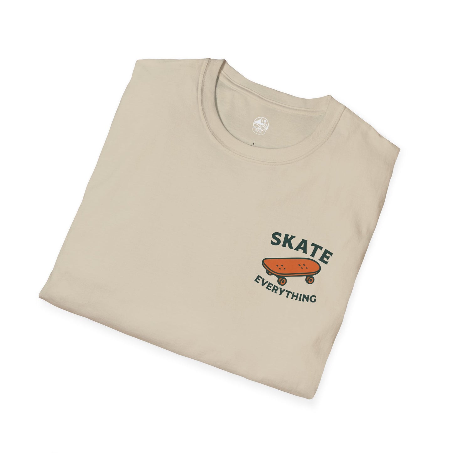 Summit&Co. Softstyle Tee-Skate Everything (w/Back Design)