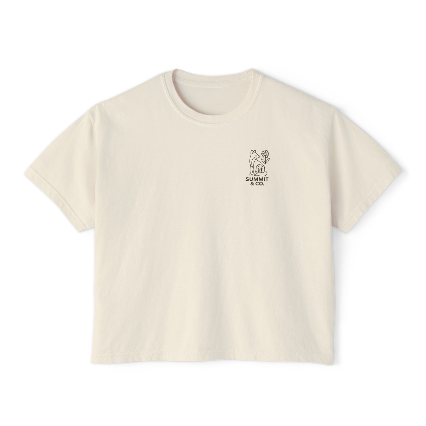 Summit&Co .Fox Women Boxy Tee