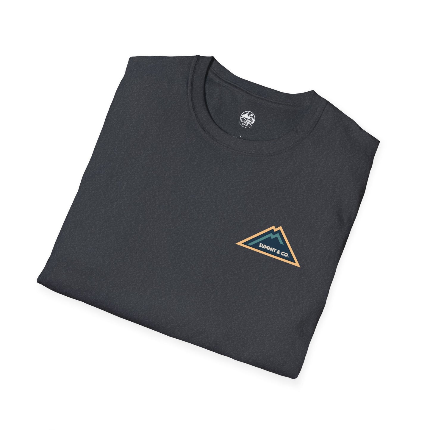 Summit&Co. Softstyle Tee-Mountain& Line