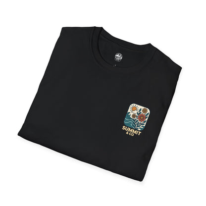 Summit&Co. Softsyle Tee-Floral Logo