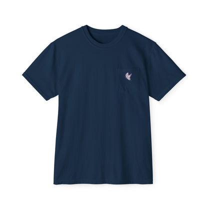 Comfortable Women's Pocket T-Shirt | Butterfly
