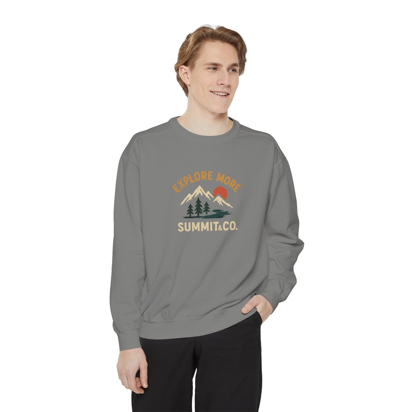 Women's Garment-Dyed Explore More Sweatshirt