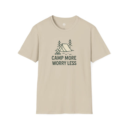 Summit&Co. Softstyle Tee-Camp More Worry Less