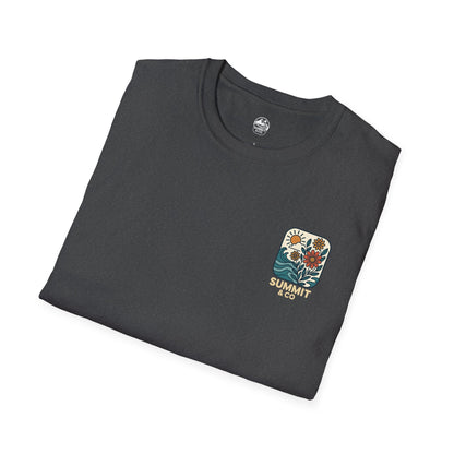 Summit&Co. Softsyle Tee-Floral Logo