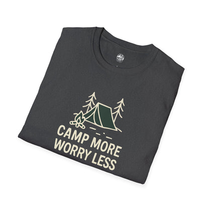 Summit&Co. Softstyle Tee-Camp More Worry Less