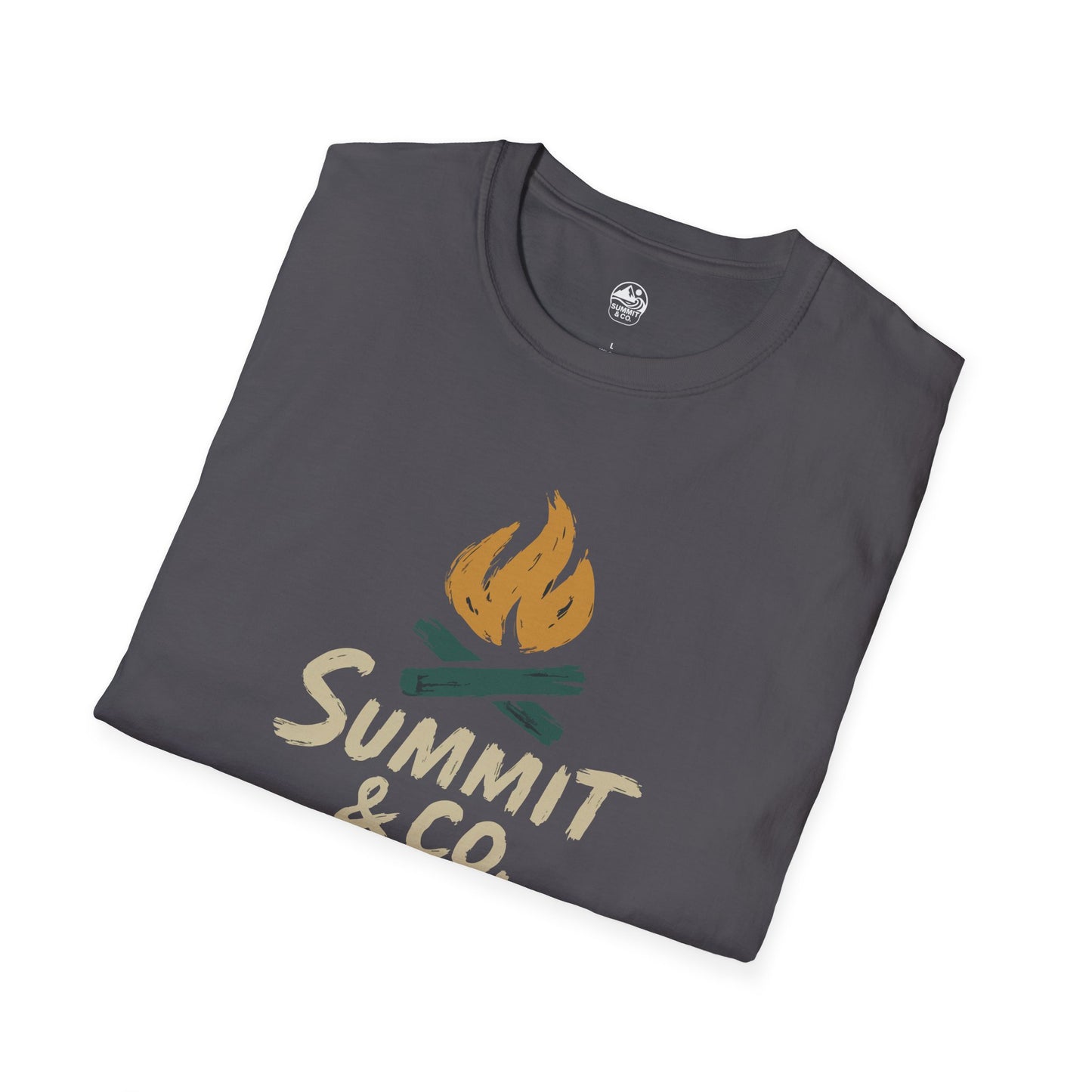 Summit&Co. Softstyle Tee- Brushed Fire