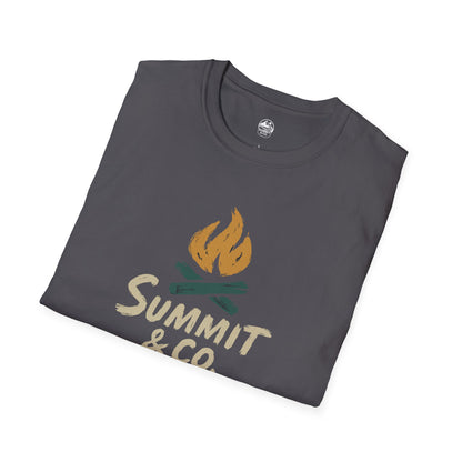 Summit&Co. Softstyle Tee- Brushed Fire