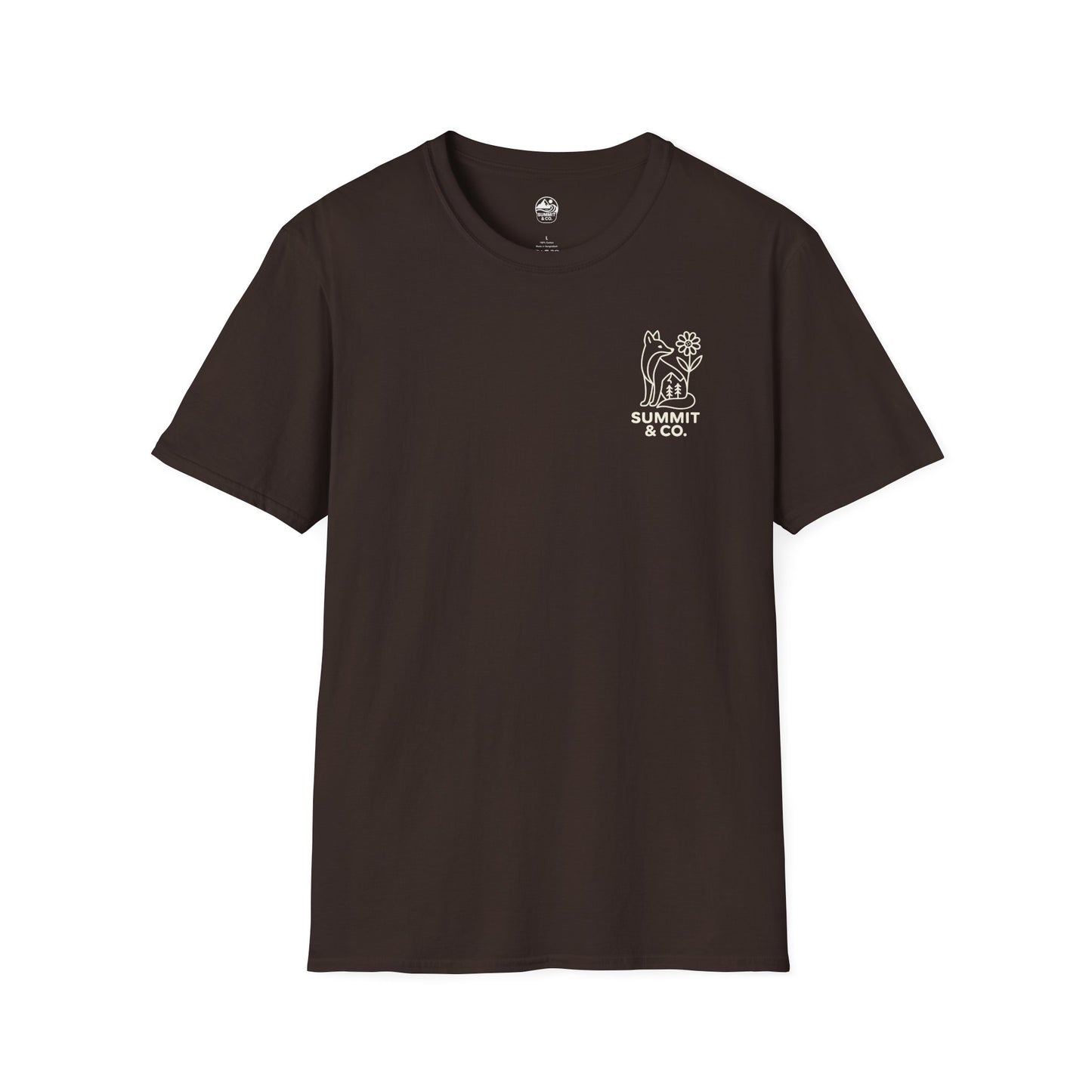 Summit&Co. Women's Softstyle Minimal Fox Tee