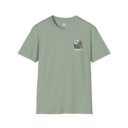 Summit&Co. Softsyle Tee-Floral Logo