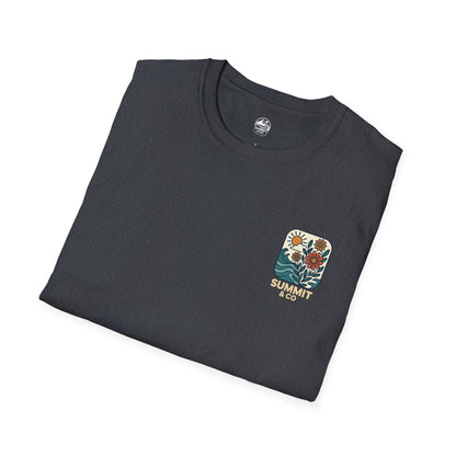 Summit&Co. Softsyle Tee-Floral Logo