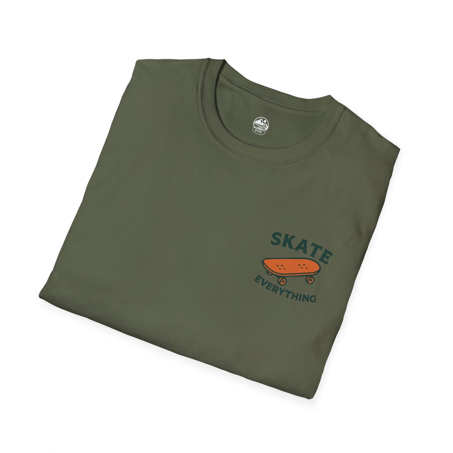 Summit&Co. Softstyle Tee-Skate Everything (w/Back Design)