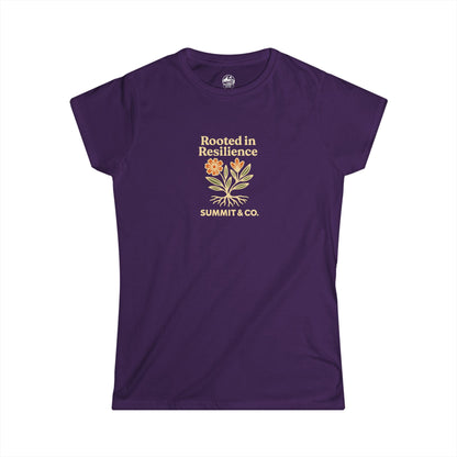 Summit&Co. Women's Slim Rooted In Resillience Tee