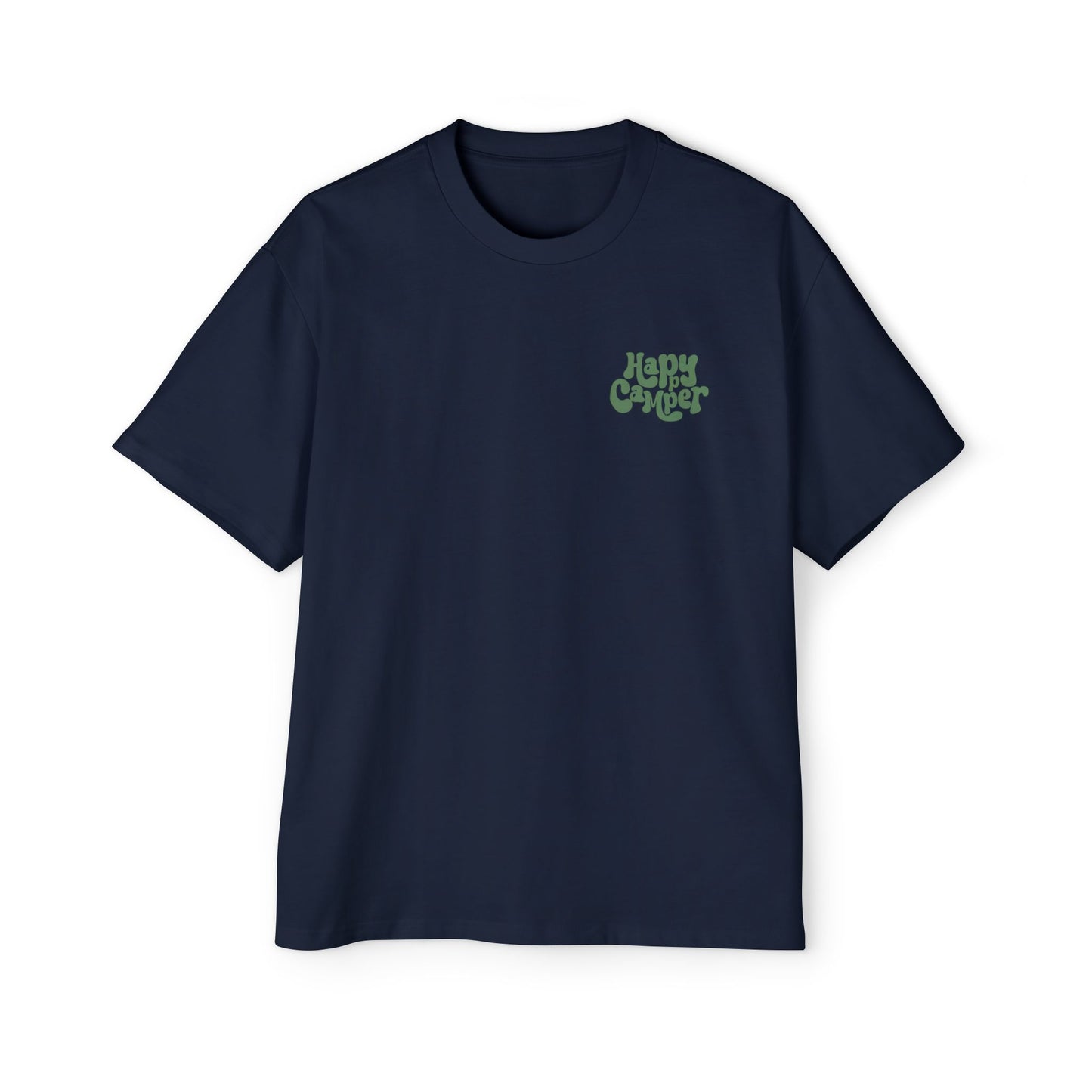 Men's Heavy Oversized Tee - Happy Camper