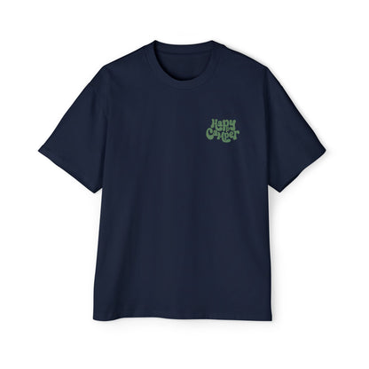 Men's Heavy Oversized Tee - Happy Camper
