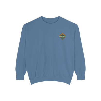 Women's Garment-Dyed Diamond Sweatshirt