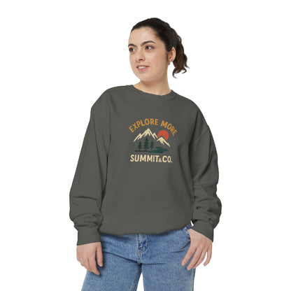 Women's Garment-Dyed Explore More Sweatshirt