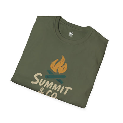 Summit&Co. Softstyle Tee- Brushed Fire