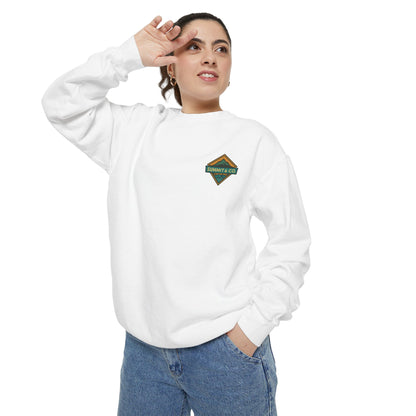 Women's Garment-Dyed Diamond Sweatshirt